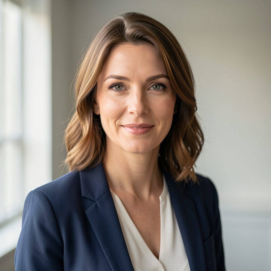 Marta Weber, Kursautorin bei Eldrakov Journal, editoriales Porträt in sanftem Licht
